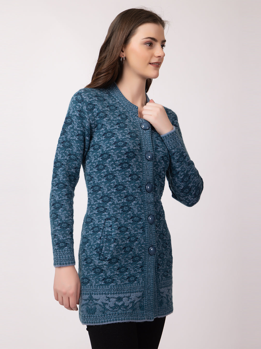 4698 Blue Premium Blue Color Cardigans for Every Occasion