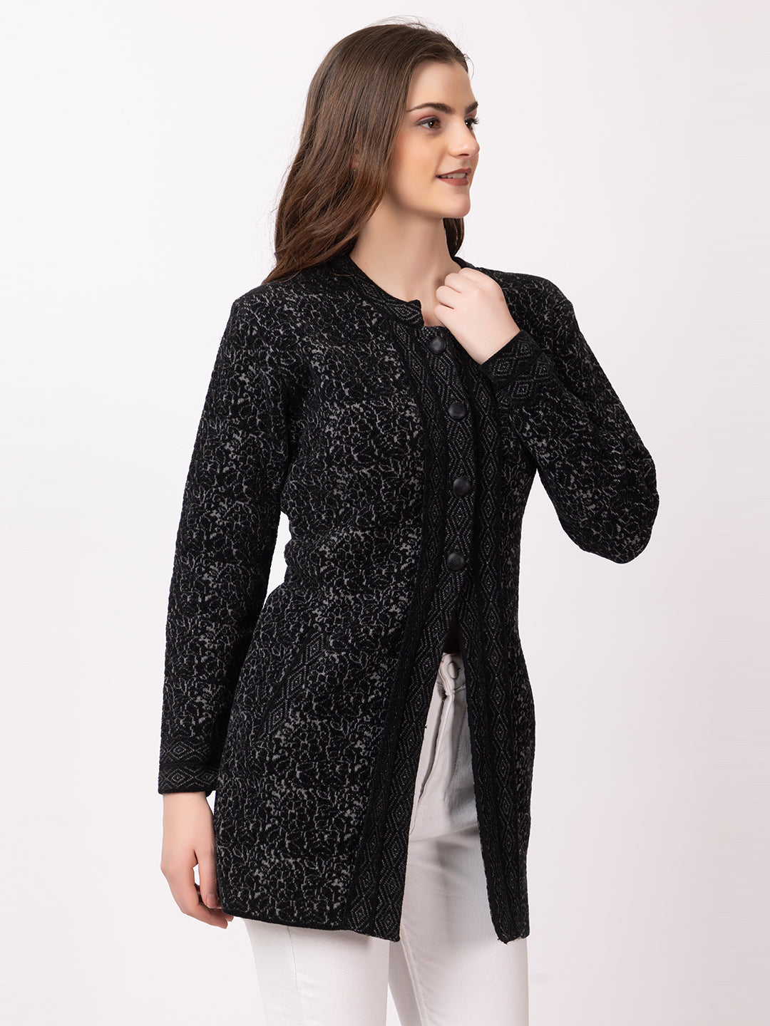 4679 Black Premium Black Color Cardigans for Every Occasion