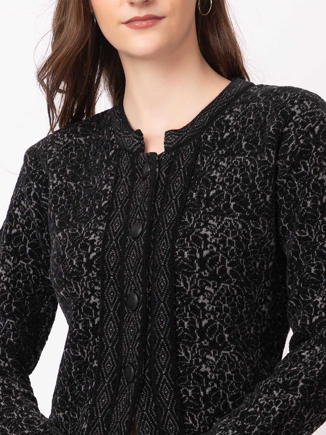 4679 Black Premium Black Color Cardigans for Every Occasion