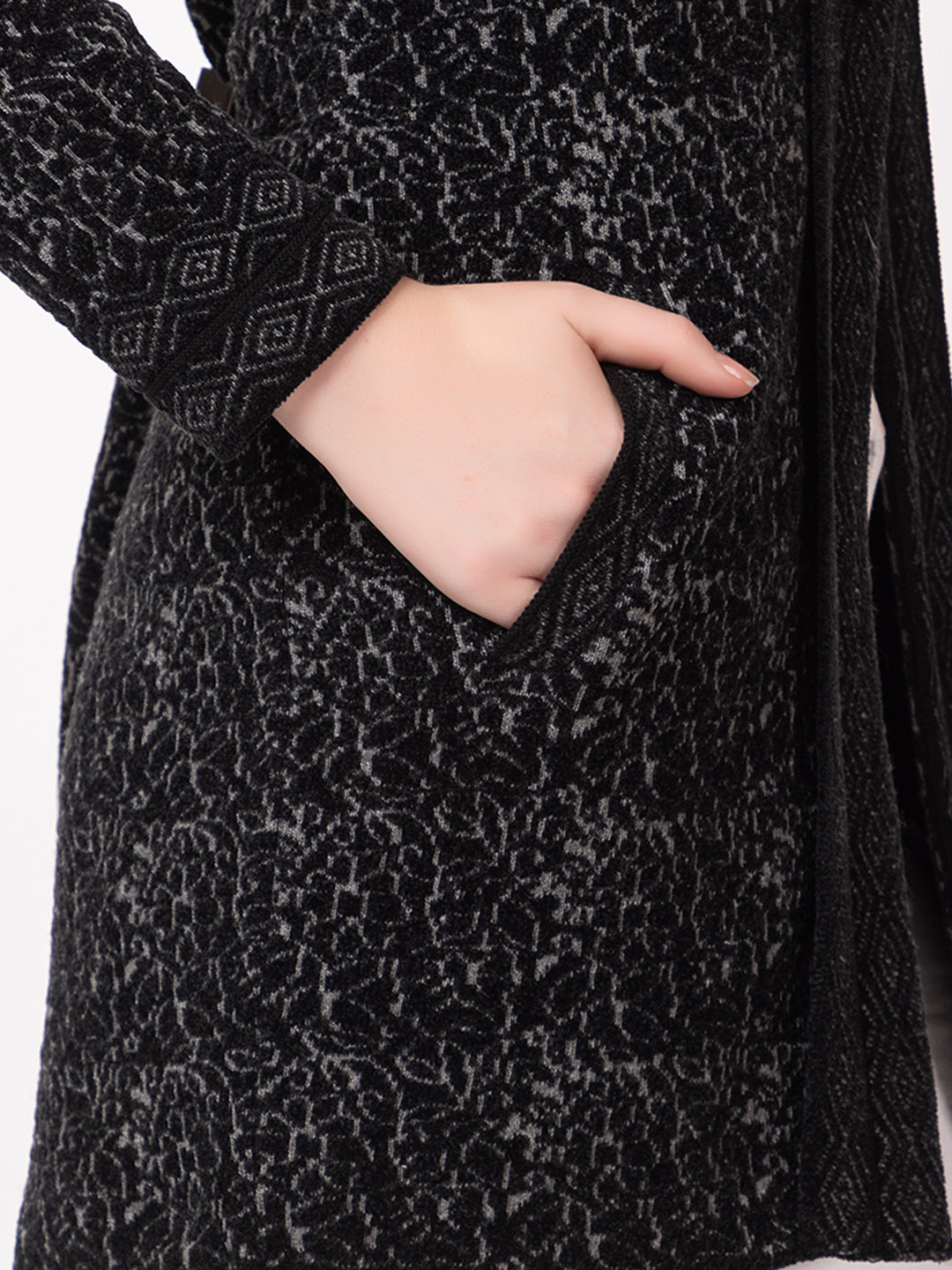 4679 Black Premium Black Color Cardigans for Every Occasion