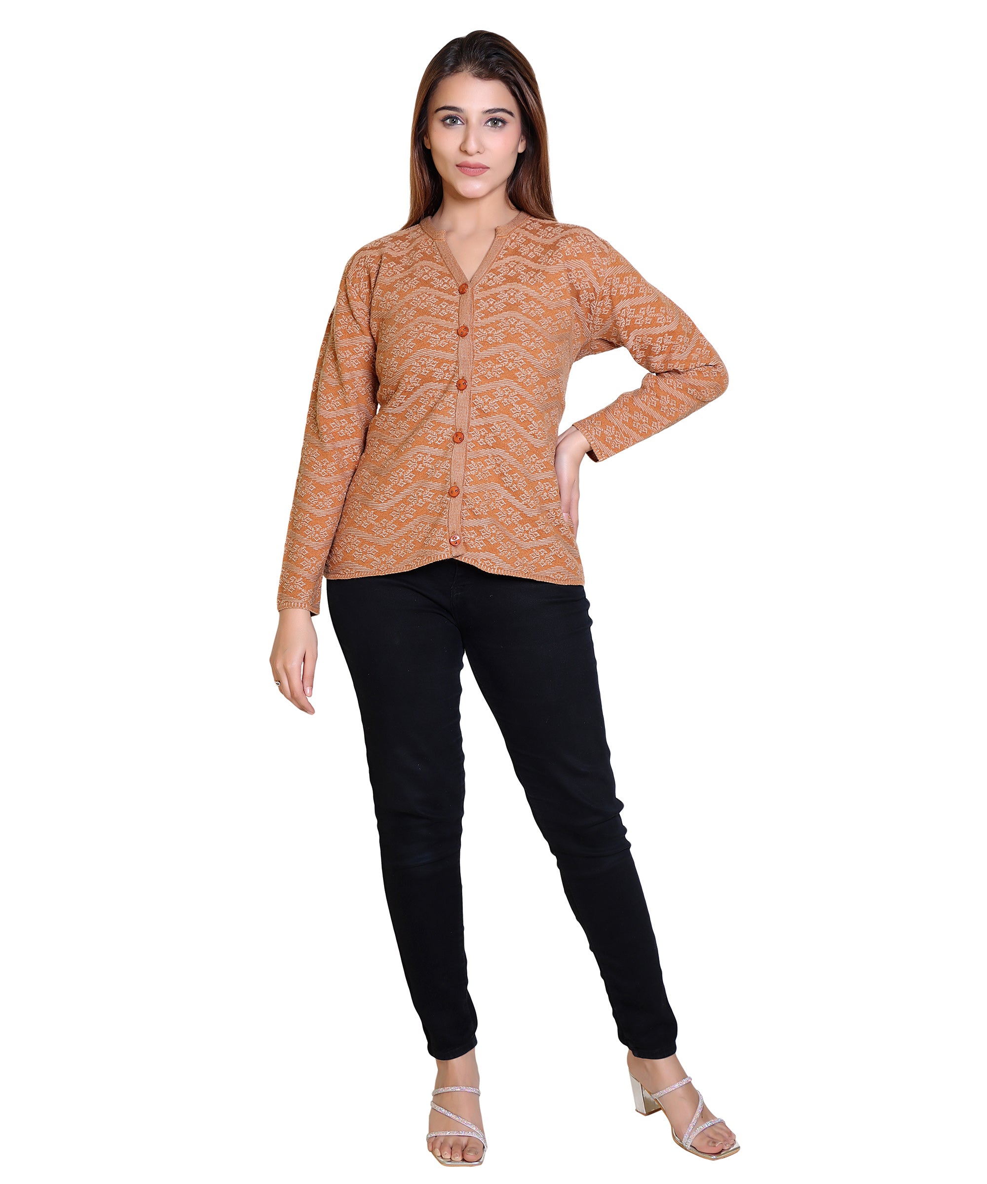 2382 Mustard Warm Up in Mustard-Toned Cardigans