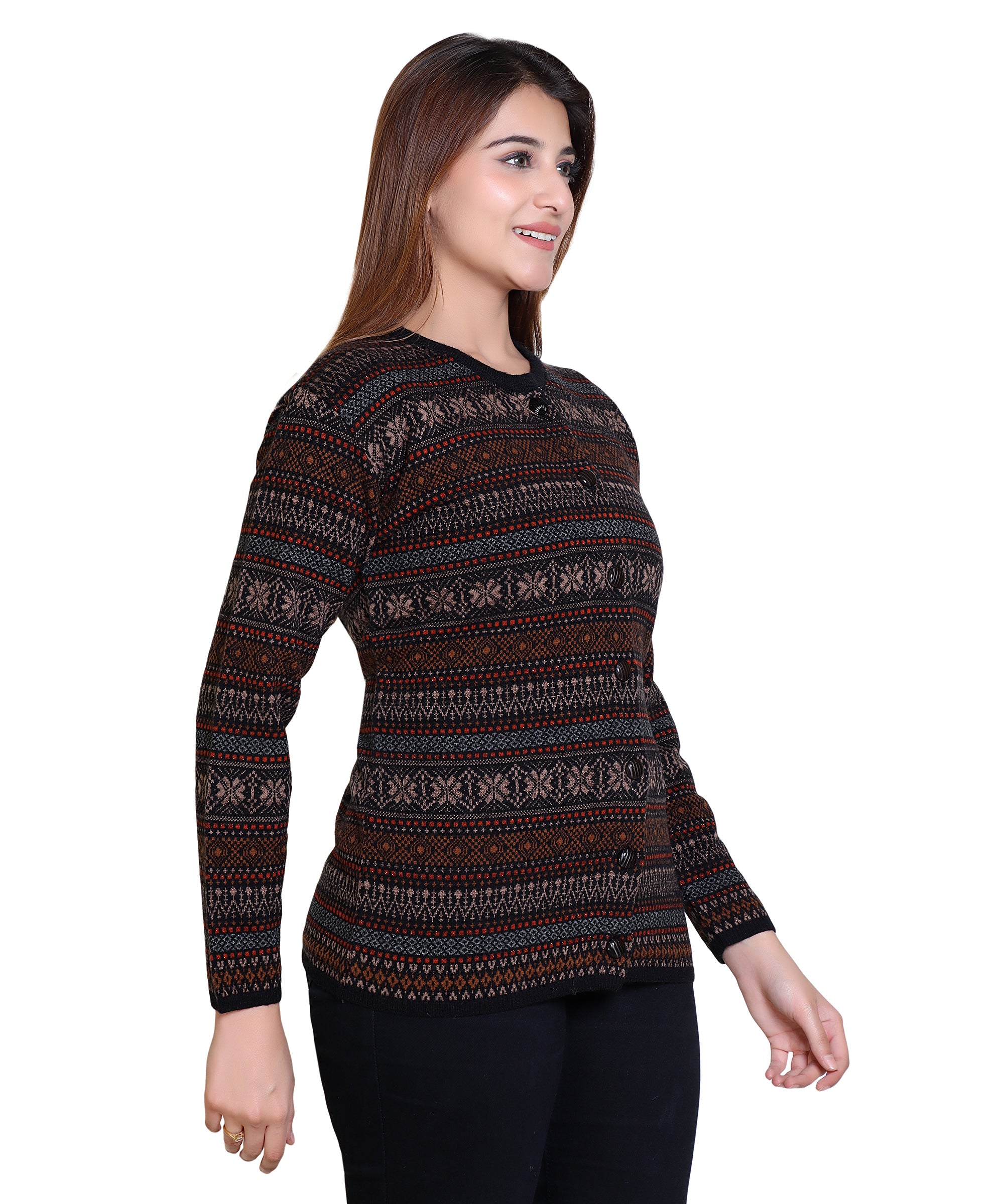 2793 Black Warm Up in BLACK-Toned Cardigans