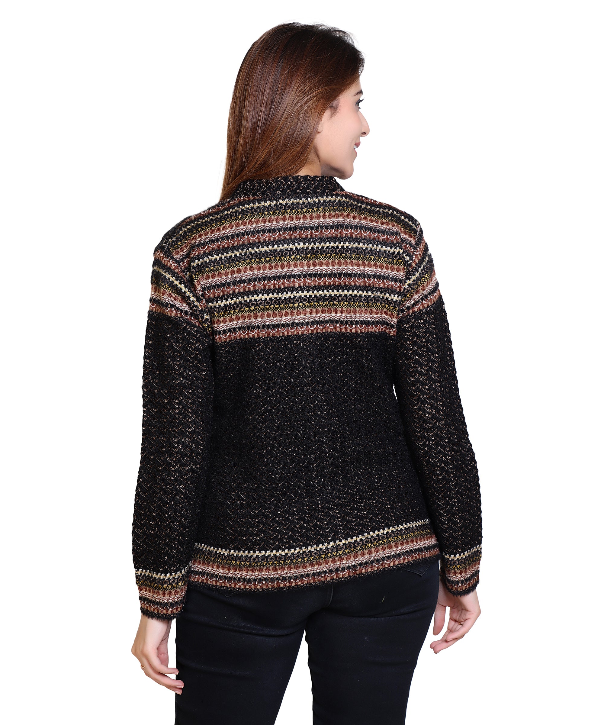 2810 Black Warm Up in Black-Toned Cardigans