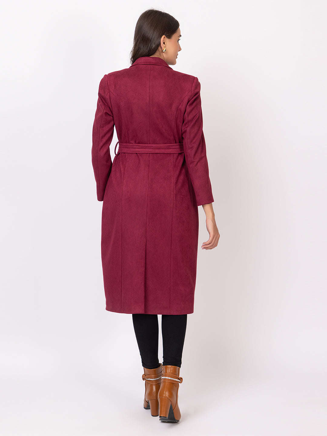 4165 Purple TWENTY ME Long Coat for Winter