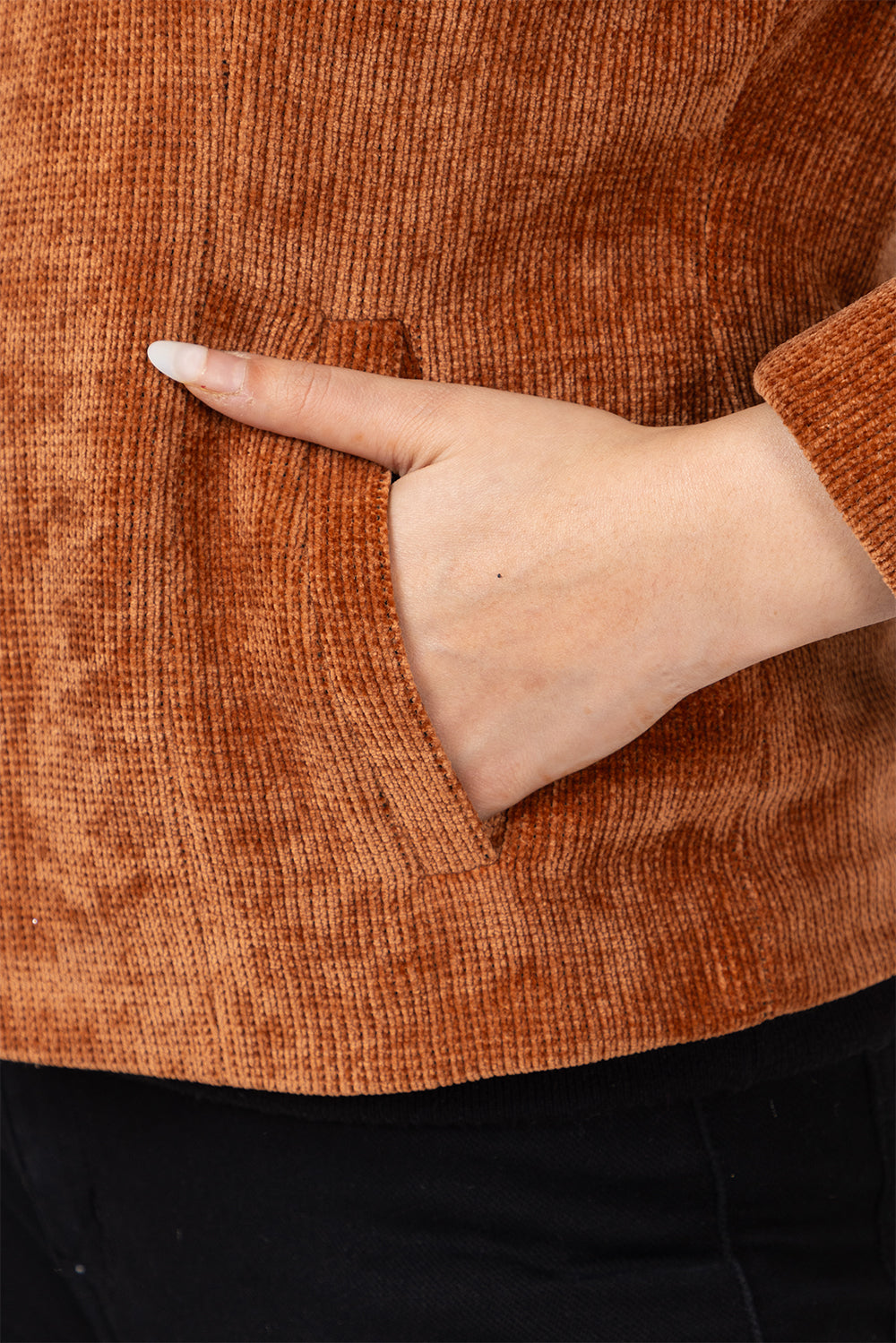 4179 Brown Waistcoat Winter Wear Casual Tweed Full Sleeve TWENTY ME