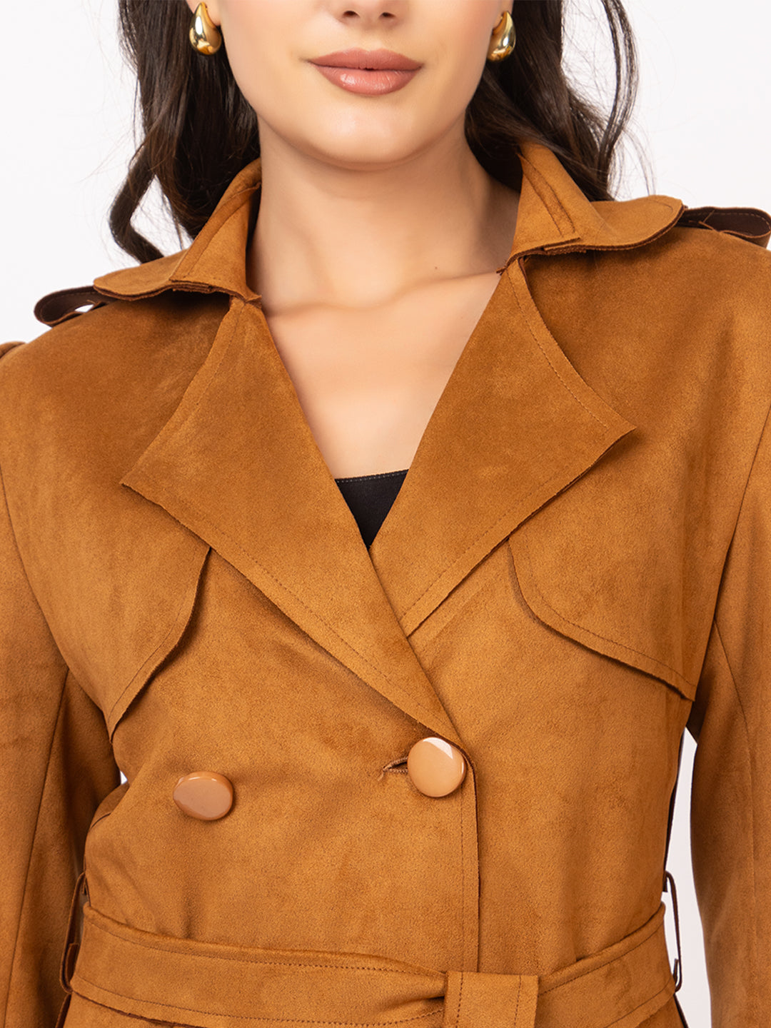 4189 Brown TWENTY ME Long Coat for Winter