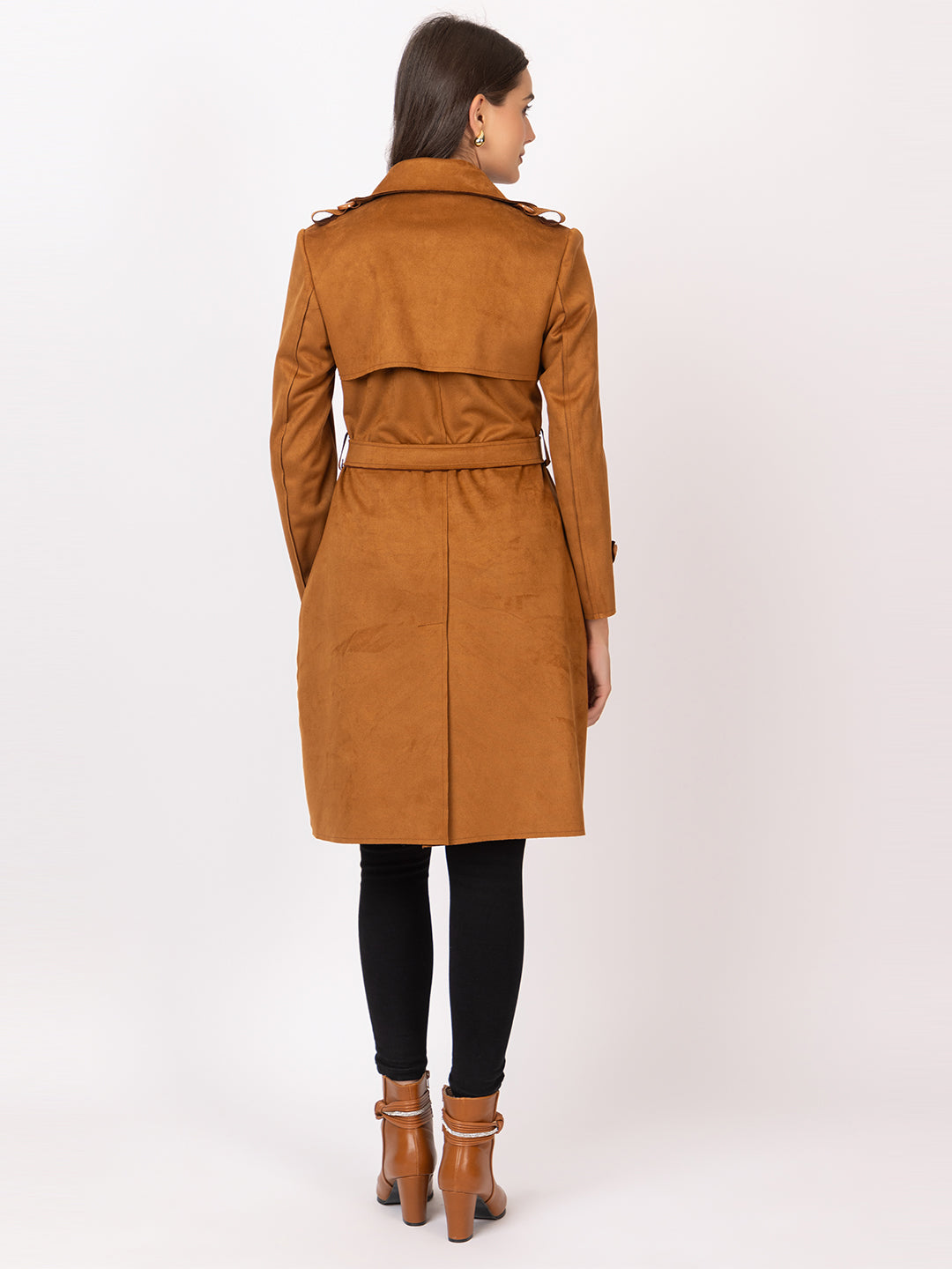 4189 Brown TWENTY ME Long Coat for Winter