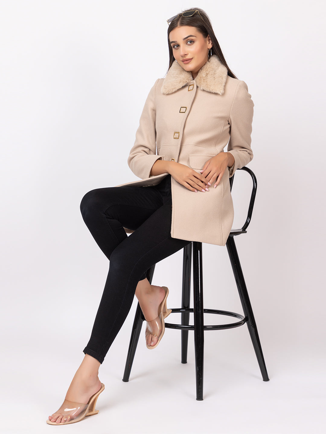 4290 Beige TWENTY ME Coat for Winter