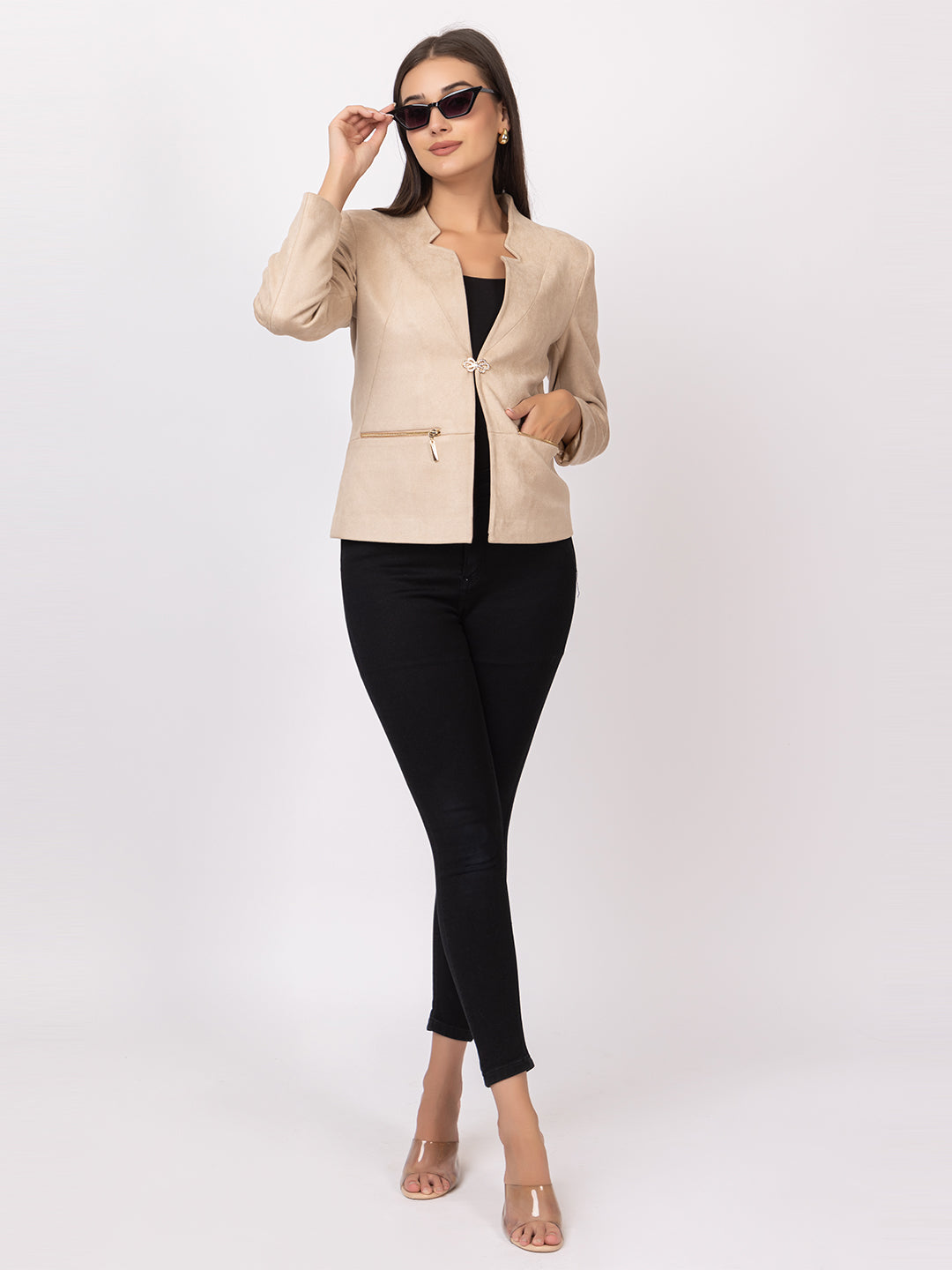 4327 Beige TWENTY ME Blazer for Winter