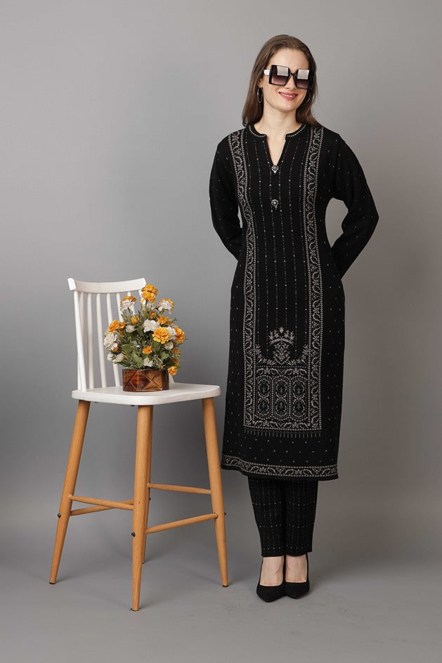 5037 Navy Twenty Me Winter Casual Wear Women's Kurti