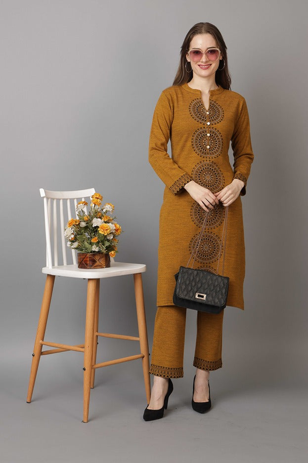 5038 Mustard Twenty Me Winter Casual Wear Women's Kurti