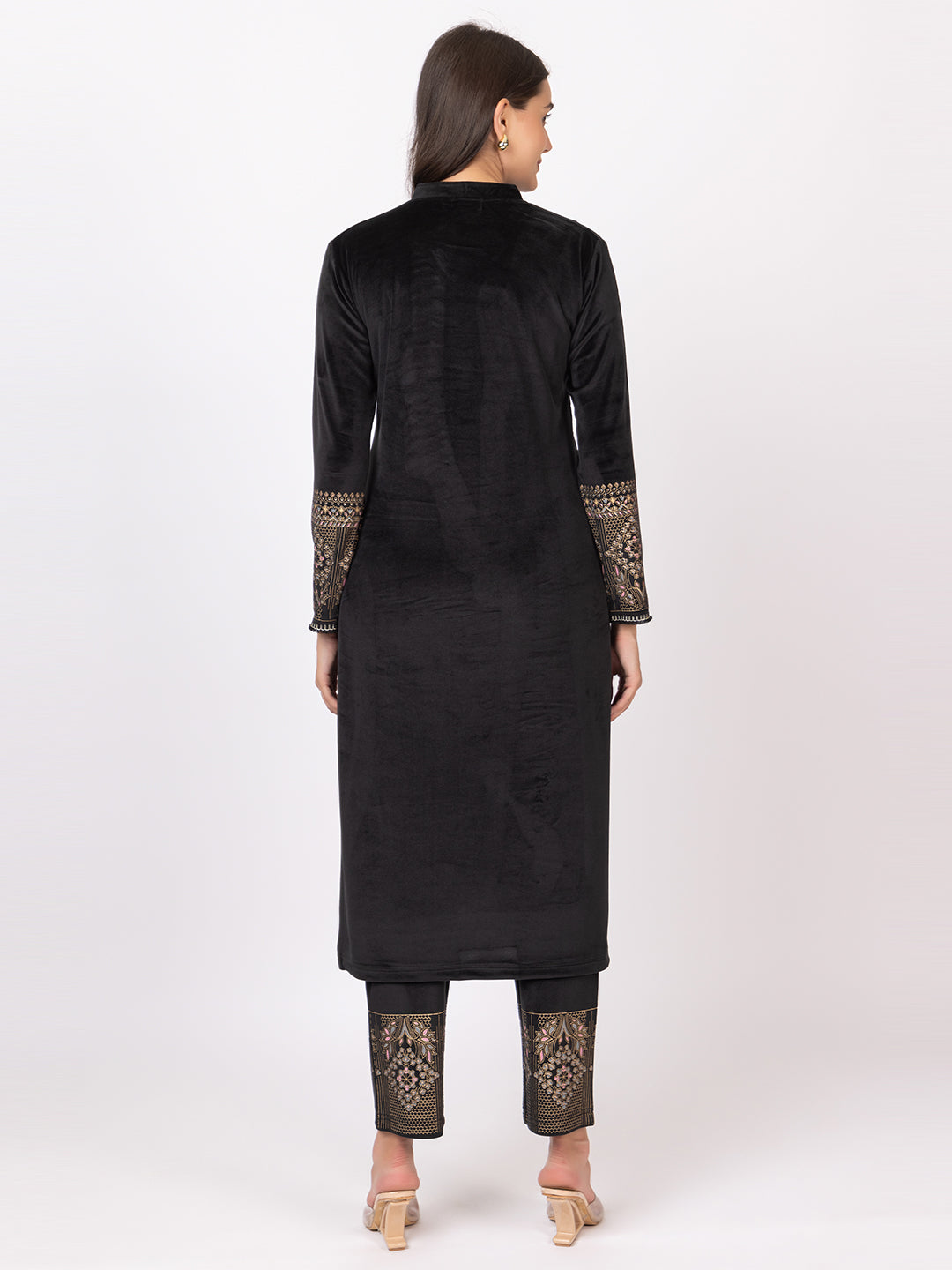 5246 Black Twenty Me Winter Party Wear Women's Kurti Set