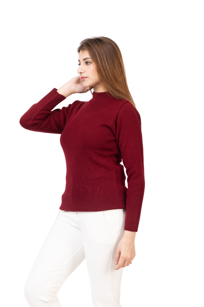 6040 Maroon Soft And Warm Skivvy Winter Wear TWENTY ME