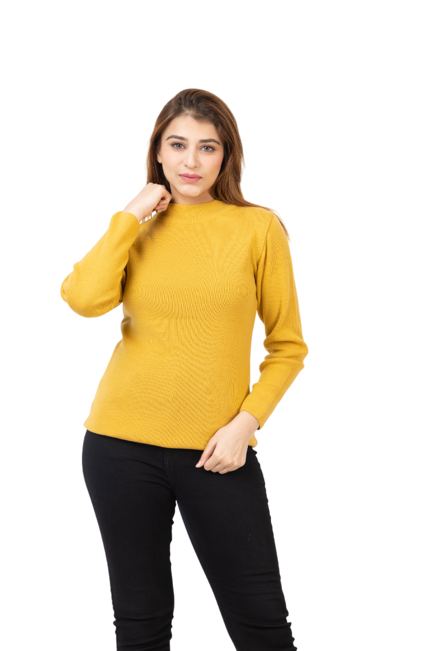 6040 Mustard Soft And Warm Skivvy Winter Wear TWENTY ME