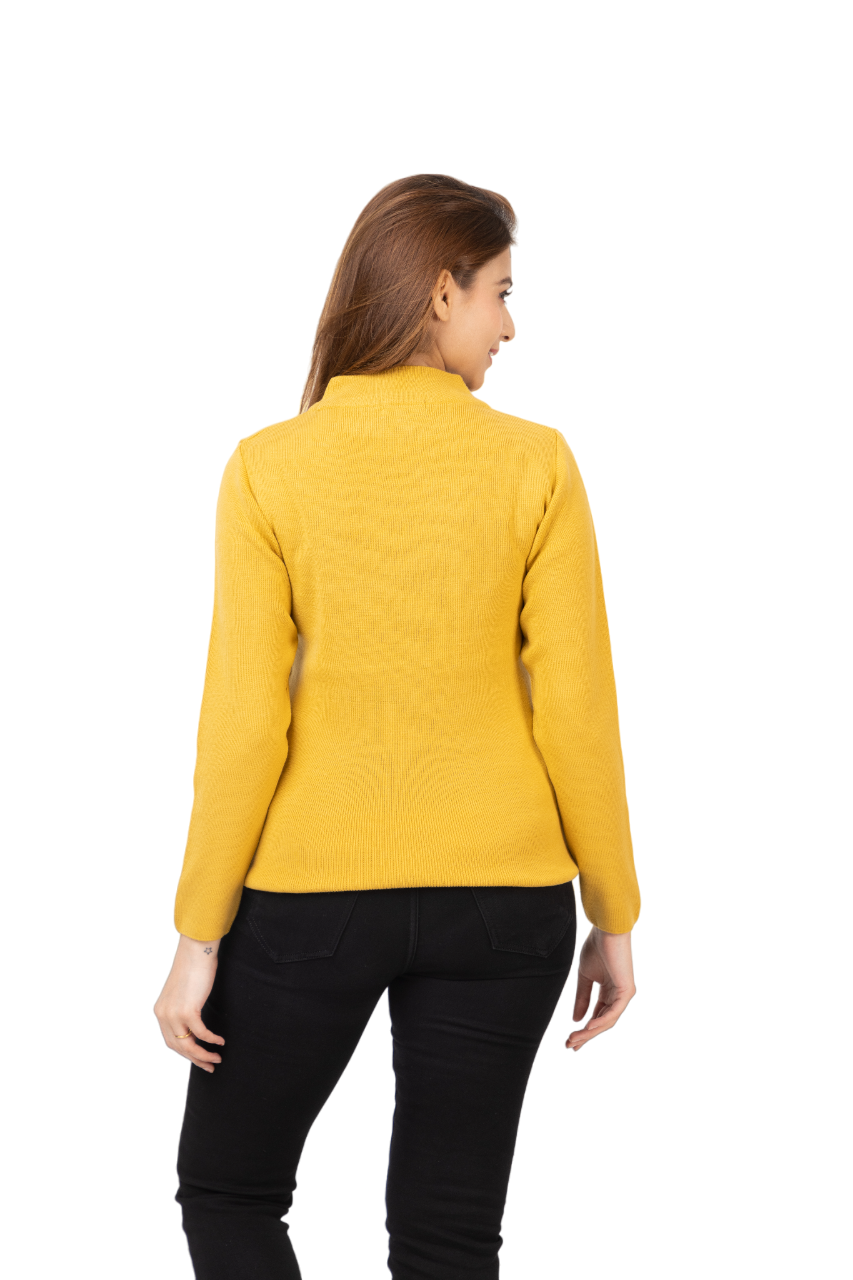 6040 Mustard Soft And Warm Skivvy Winter Wear TWENTY ME