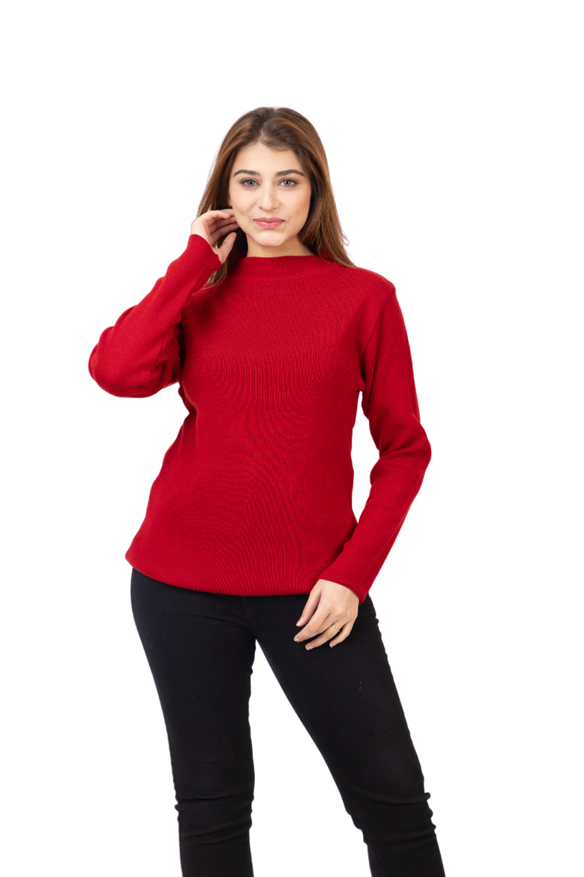 6040 Red Soft And Warm Skivvy Winter Wear TWENTY ME