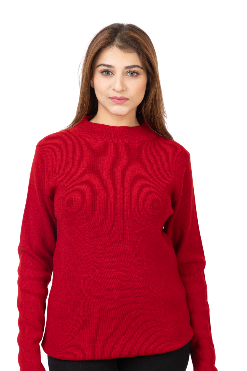 6040 Red Soft And Warm Skivvy Winter Wear TWENTY ME