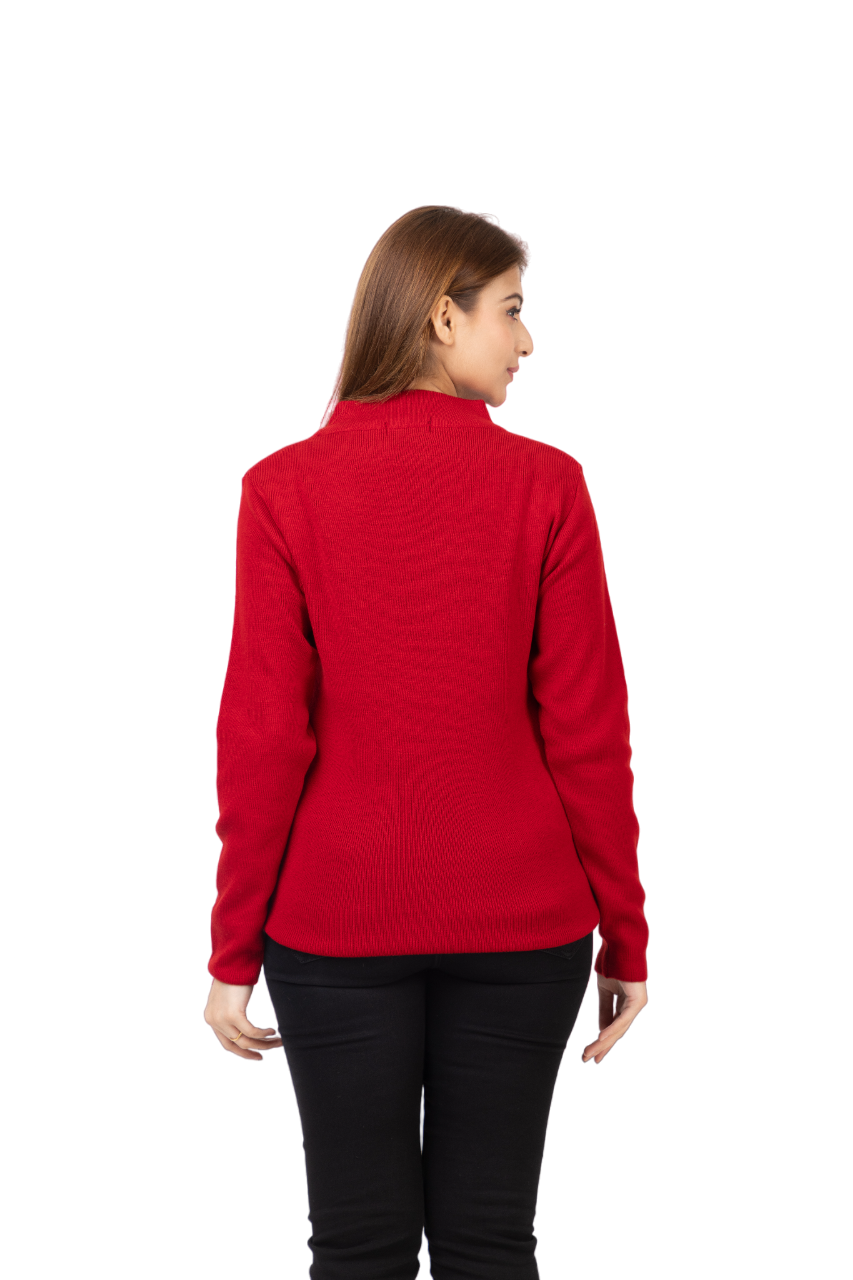 6040 Red Soft And Warm Skivvy Winter Wear TWENTY ME