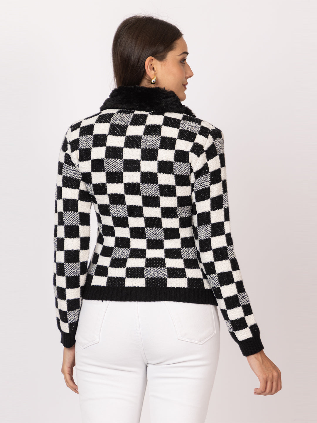 6619 Black Twenty Me Winter Casual Wear Women's Sweater top