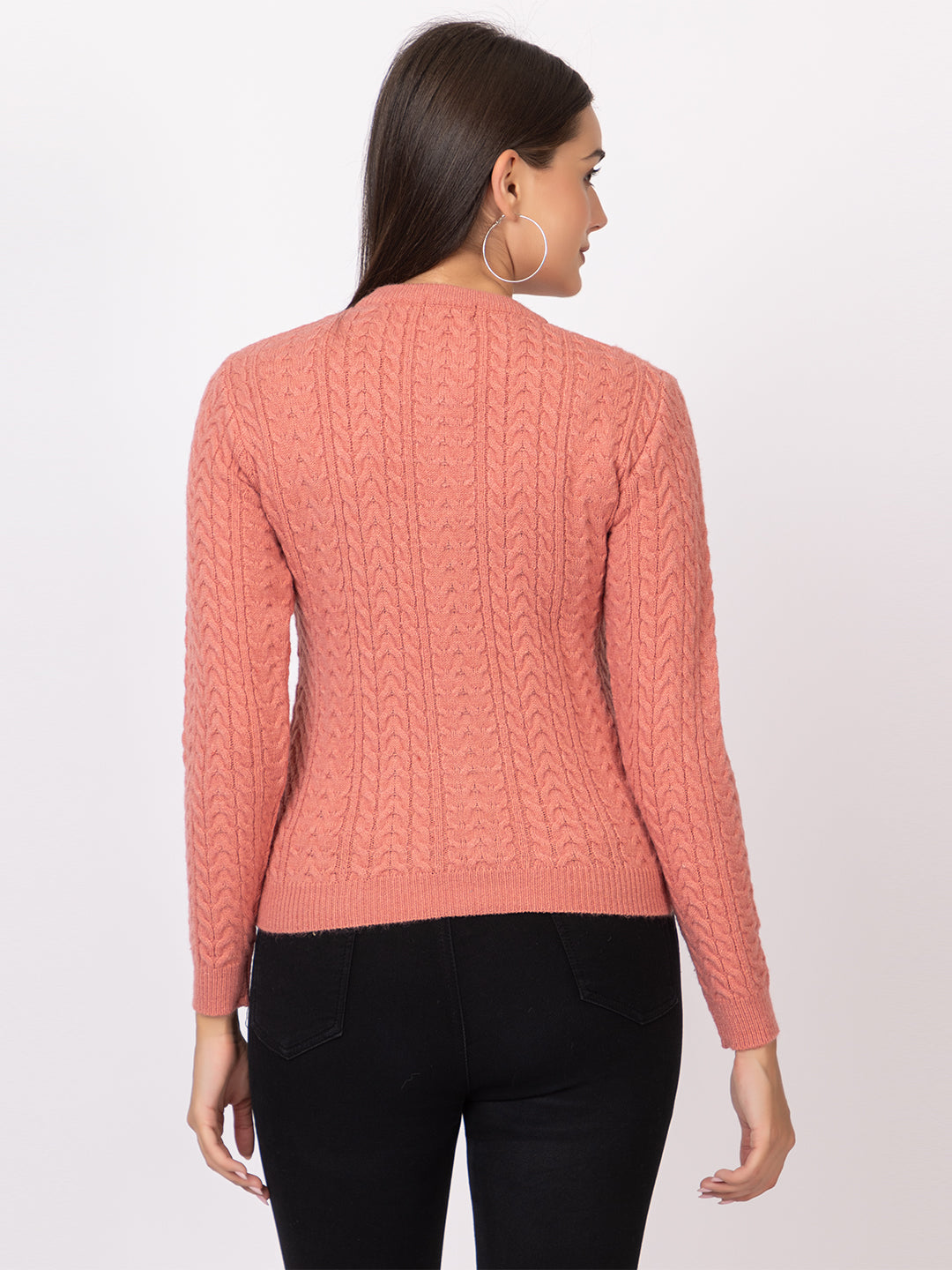 6630 Pink Twenty Me Winter Casual Wear Women's Sweater top