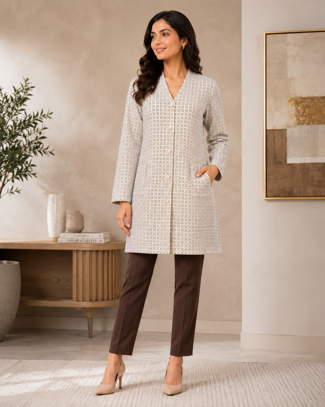 4752 Long Cardigan winter wear TWENTY ME