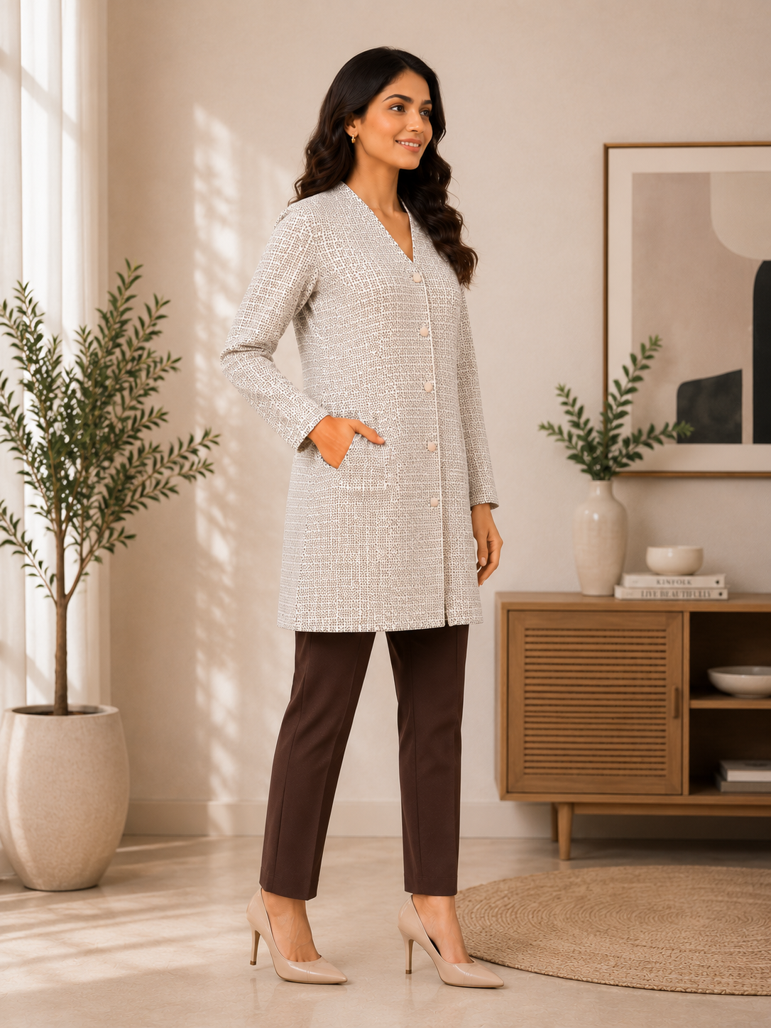 4752 Long Cardigan winter wear TWENTY ME