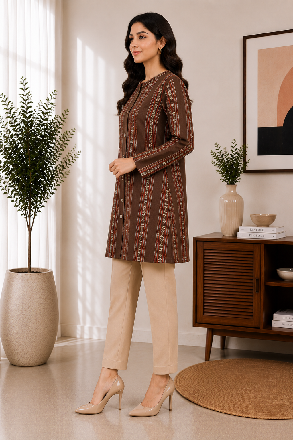 4773 Long Cardigan winter wear TWENTY ME