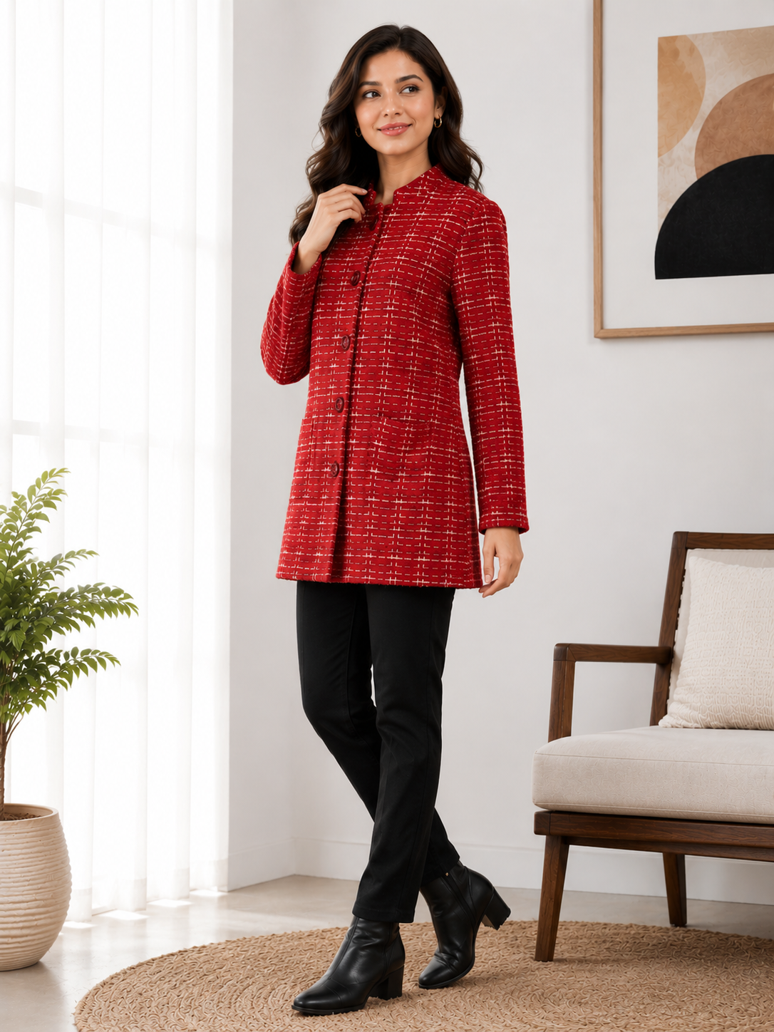 4764 Long Cardigan winter wear TWENTY ME