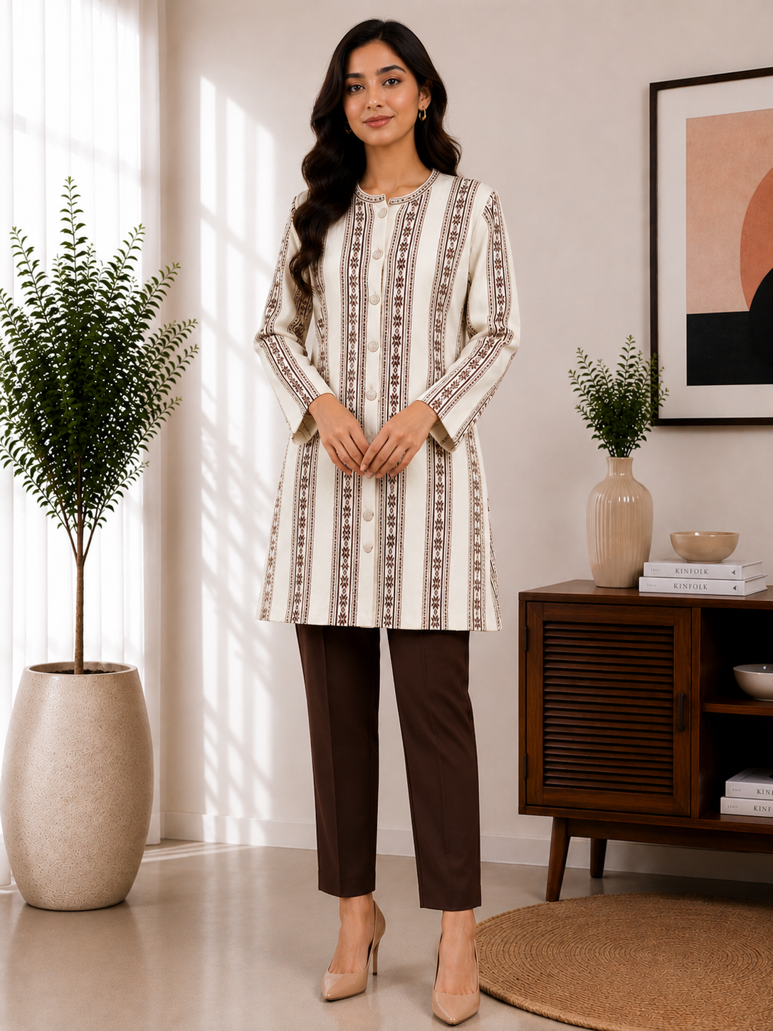 4773 Long Cardigan winter wear TWENTY ME