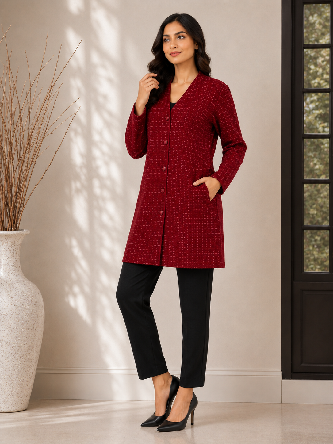 4752 Long Cardigan winter wear TWENTY ME